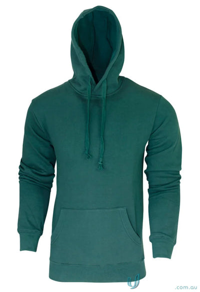 Green hooded sweatshirt from Youth Torquay Hoodies with low-pill fabric and tie cord closure