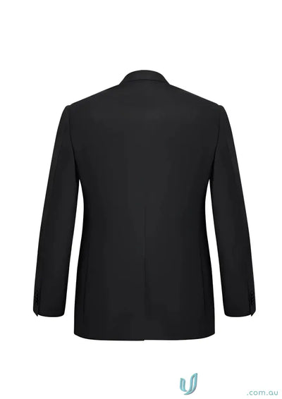 Men’s Siena black suit jacket with non-functional sleeve buttons and stylish design