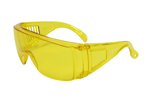 1pk.VISISPEC Safety Glasses - Amber Lens | Eyewear PPE