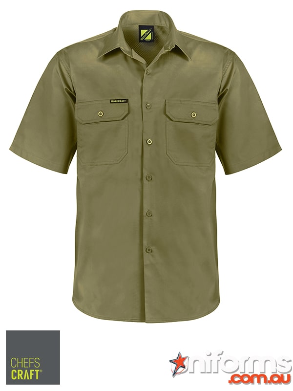 Lightweight Vented Cotton Drill SS Shirt | Workwear Shirts: Durable and ...