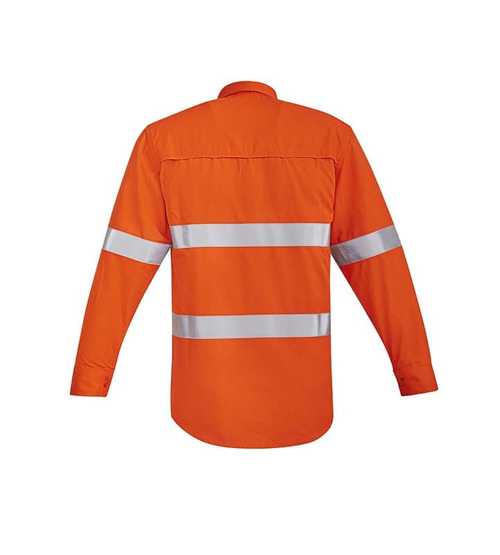 Syzmik Orange Flame HRC 2 Hoop Taped Open Front Spliced Shirt