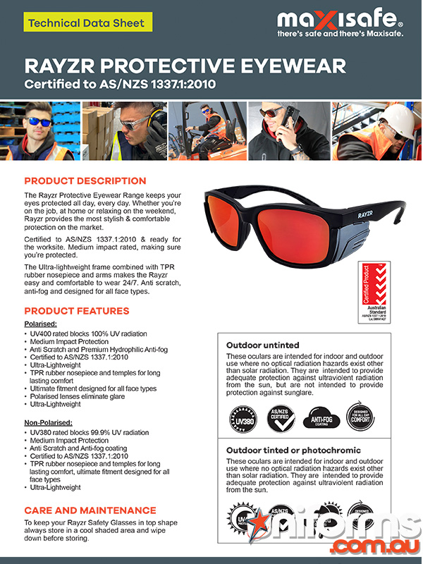 ERZ396A Rayzr Protective Eyewear  1718174325 255